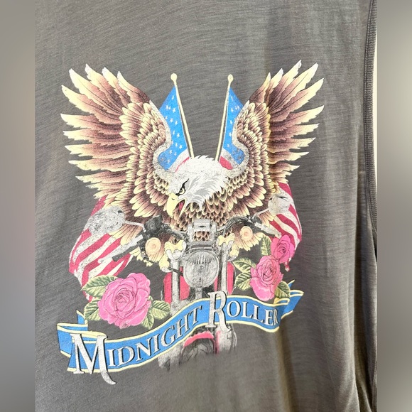 Spell Midnight Roller Tank Grey Collector RARE Sz M *Read Description. - Picture 3 of 9